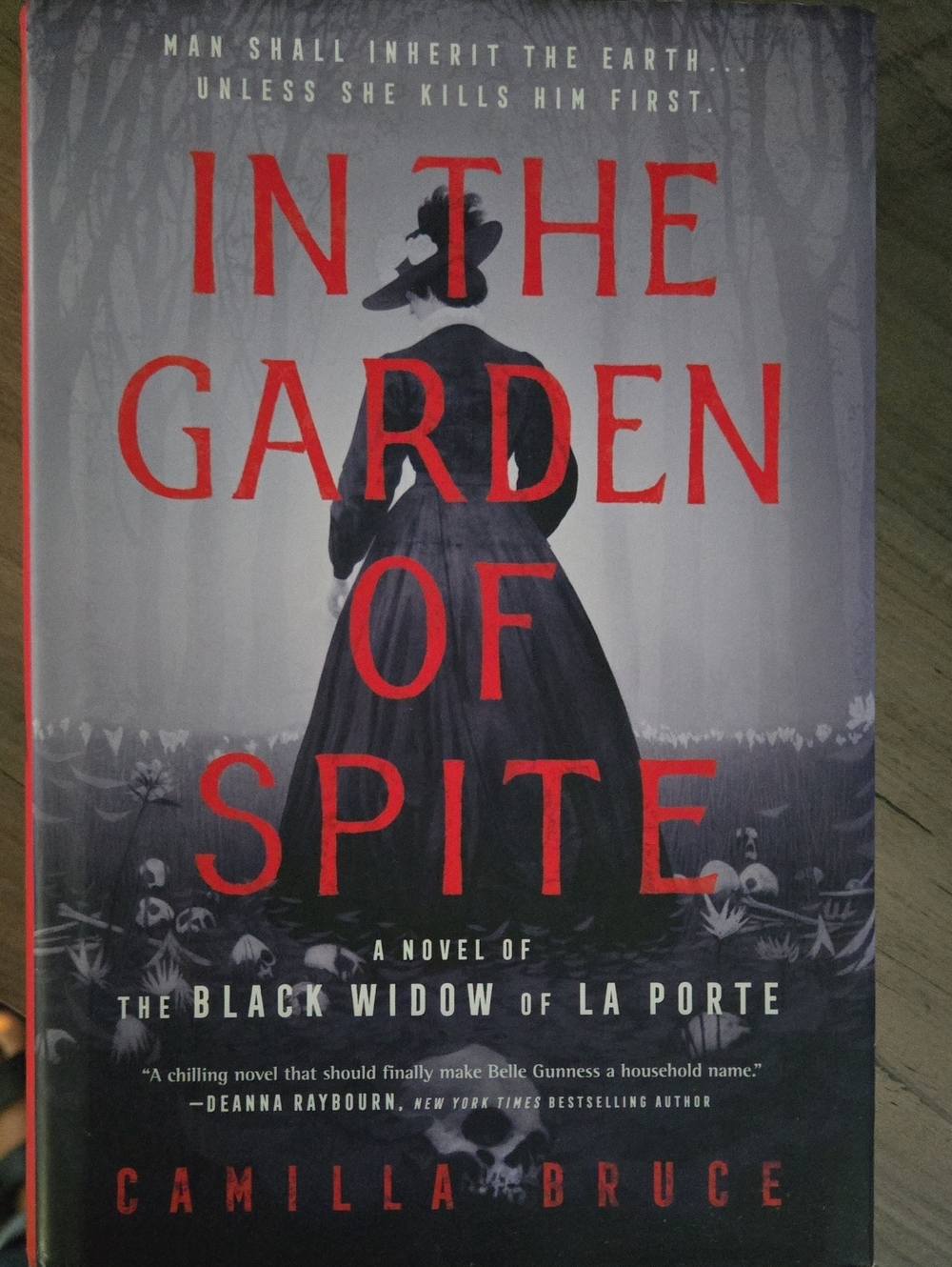 In the Garden of Spite by Camilla Bruce - Red & Black Hardcover